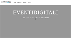 Desktop Screenshot of eventidigitali.com
